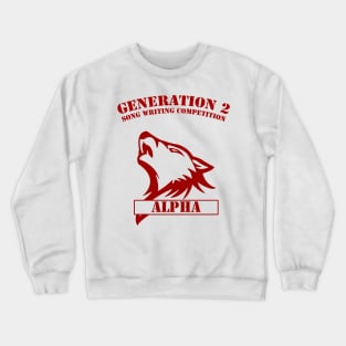 Generation 2 - Alpha (red) Crewneck Sweatshirt